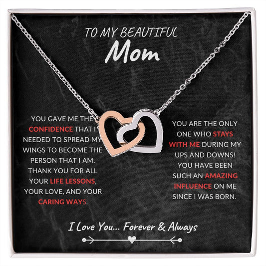 Beautiful Mom - Interlocking Hearts